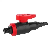 PVC bemonsteringskogelkraan